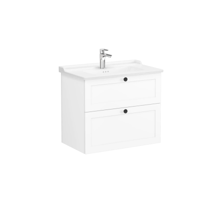 Тумба с раковиной  VitrA Root Classic  68869 80 см матовая белая МДФ