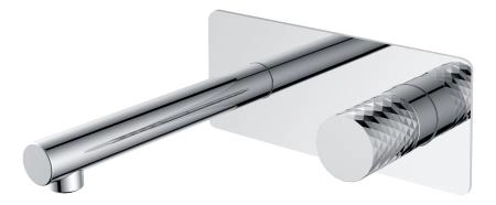 Смеситель STICK Boheme из стены CHROME DIAMOND CHROME 125-CRCR