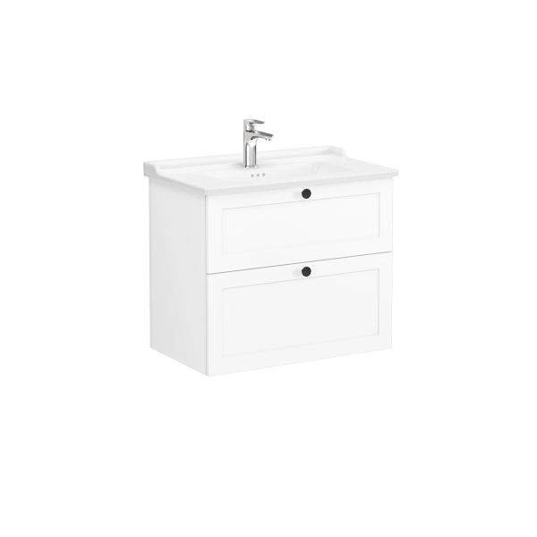 Тумба с раковиной  VitrA Root Classic  68869 80 см матовая белая МДФ