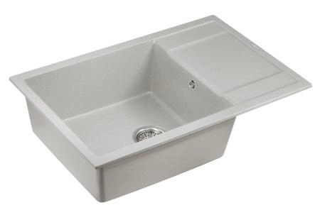 Кухонная мойка Paulmark VERLASS PM317850-GR серый 780х500 кварцевая