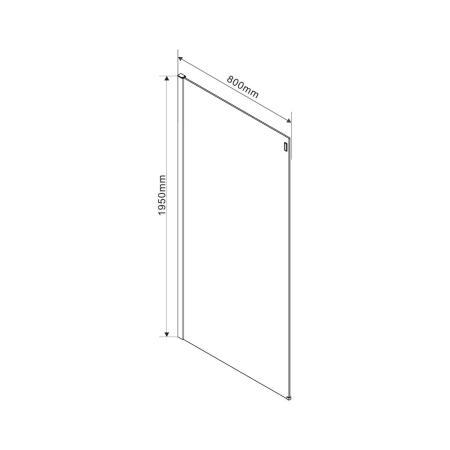Душевой уголок Vincea Como VSR-1C8013CL, 1300*800, хром, стекло прозрачное