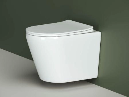 Подвесной унитаз Highlight Rimless