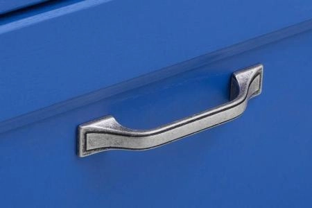 Тумба ASB Woodline Толедо 85 Smalt синий без раковины