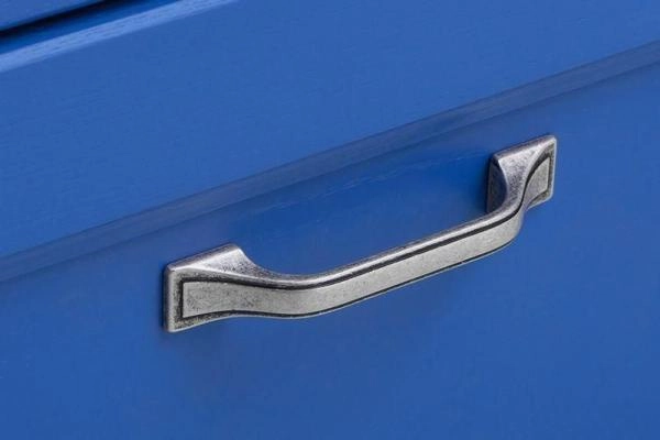 Тумба ASB Woodline Толедо 85 Smalt синий без раковины