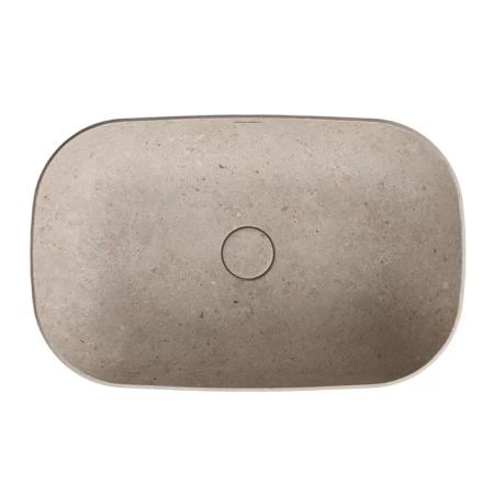 Раковина Kerama Marazzi MAGICA МАДЖИКА MA.wb.65\STB накладная 65, бежевый камень