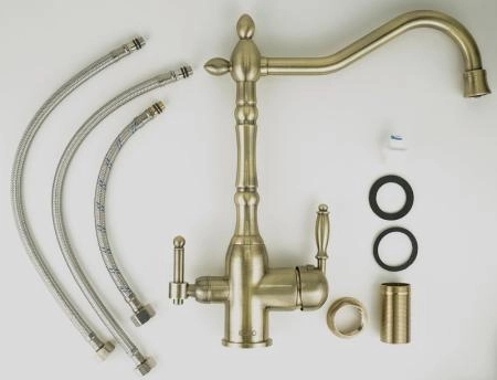 Смеситель для кухонной мойки ESKO Florence FR 519 Br бронза сатин