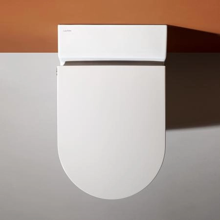 Laufen Cleanet Navia Унитаз-биде подвесн 580х370х380мм, безободковый с сиденьем (микролифт), цвет белый матов c покрытием LCC(ВРЕМЕННО не поставляем!