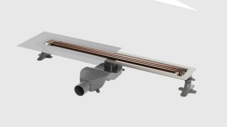 Душевой лоток Boheme B&T INFINITY 80см, нерж.сталь COPPER BRUSHED 981-80-CB