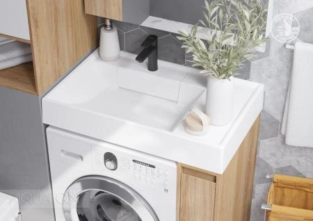 Тумба под раковину AQUATON Лондри 20 Дуб Сантана без фасада 1A267101LH0C0