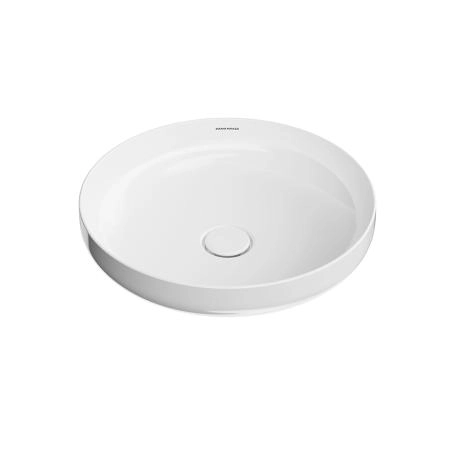 Раковина Kerama Marazzi SAFI САФИ KMSFWb46GWh0 накладная 46 с крепежом, белая глянцевая