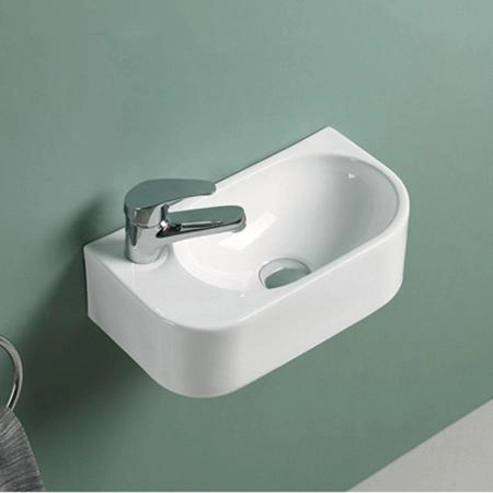 Раковина Vincea VBS-506L, 400*215*120, подвесная, цвет белый, левая фарфор