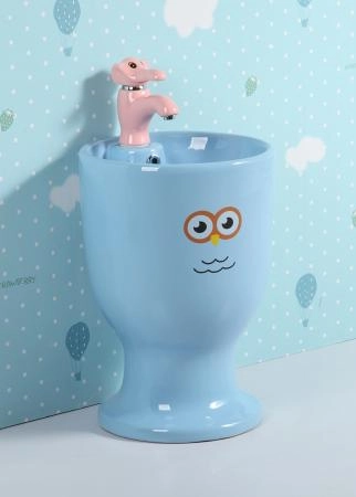 Раковина Детская Gid Nb193-BU напольная 37 Голубой