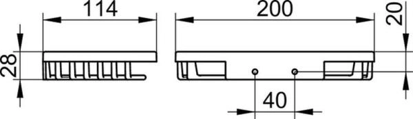 Корзинка для душа Keuco Universal хром 24942010000