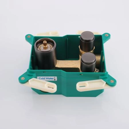 Встраиваемый смеситель Vincea для душа VSCV-421GM двухфункциональный, вороненая сталь