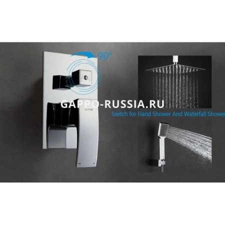 Душевая система Gappo G7107 хром