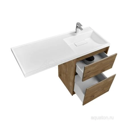 Тумба под раковину AQUATON Лондри 60 Дуб Рустикальный без фасада 1A266901LHDR0
