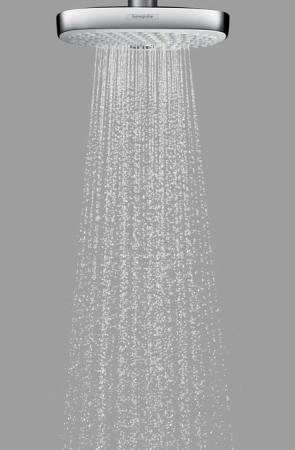 Верхний душ Hansgrohe Croma Select E 180 26524000, квадратный без держателя, хром