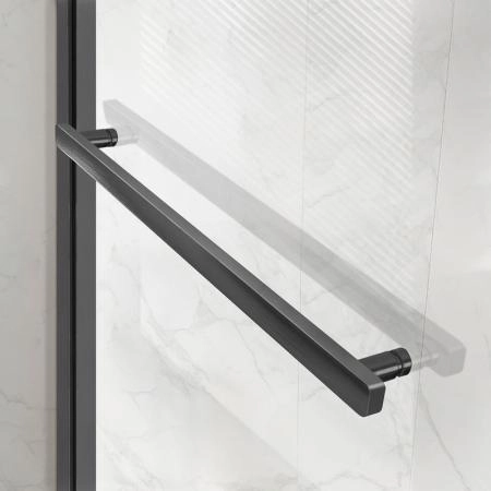 Душевая дверь Vincea Slim Soft VDS-1SS110CLGM, 1100, вороненая сталь, стекло прозрачное