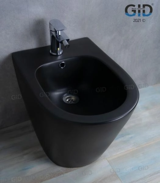 Биде Gid BDN-30BM 53 см напольное черный матовый