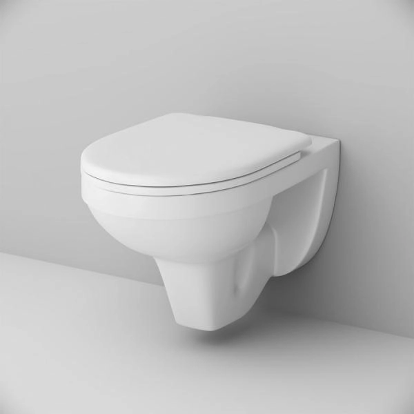 Унитаз подвесной Damixa Jupiter DX77C1738SC с сиденьем микролифт белый