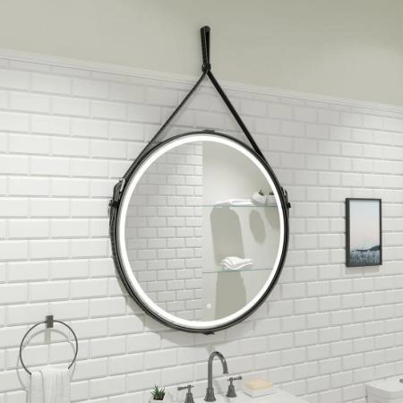 Зеркало Континент Milenium Black d800 ЗЛП1798 с подсветкой