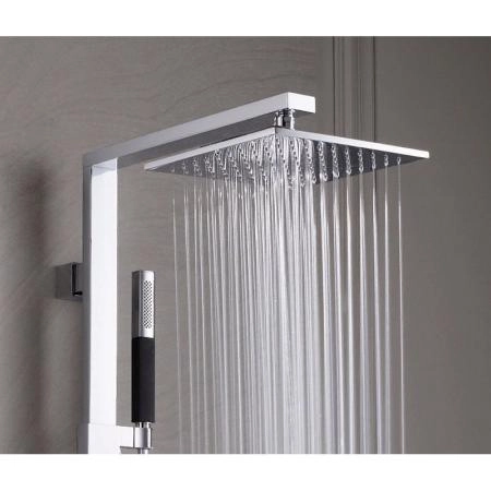 Душевая система Jacob Delafon STRAYT E98321-CP термостат для душа,хром