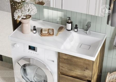 Тумба под раковину AQUATON Лондри 40 Дуб Рустикальный без фасада 1A267001LHDR0