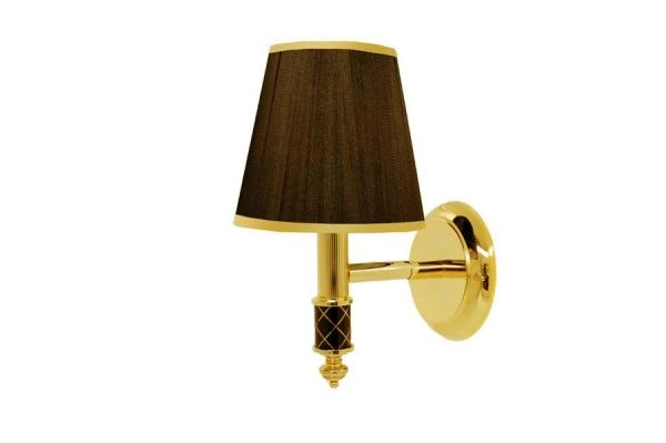 Бра BOHEME MURANO GOLD, черное 766