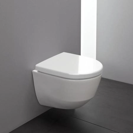 LAUFEN Pro Унитаз подвесной безободковый, укороченный 49х36х34см., цвет: белый
