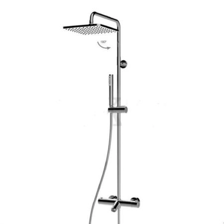 Душевая система Bossini Cosmo L10403.1.030 с термостатом, верхний душ 230х230 мм, ручной душ, хром