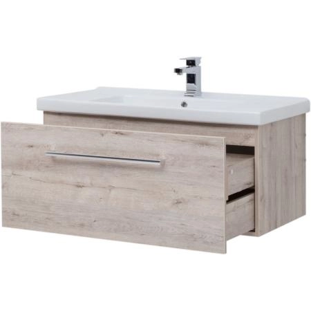 Тумба Dreja BIG INN 100 см под умывальник дуб кантри, подвесная