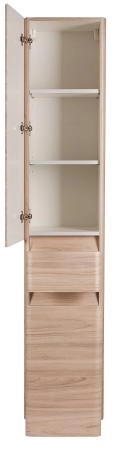 Колонна универсальная Style Line Атлантика 35 L с корзиной, Люкс ясень перламутр, PLUS