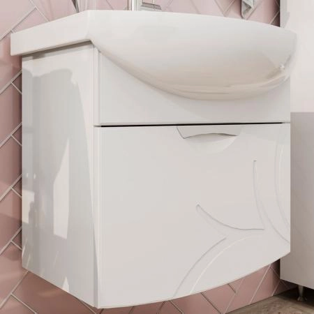 Тумба для ванной Volna Adel 60.1Y подвесная (Балтика) раковина отдельно