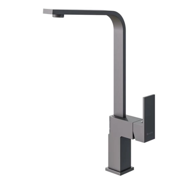 Смеситель KNOTLOR STABLE KN-21/GM, вороненая сталь