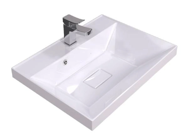 Раковина для ванной Uperwood Classic New 50 см, с декоративной крышкой для слива