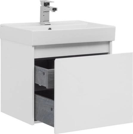 Тумба под раковину Aquanet Nova Lite 60 белый (1 ящик)