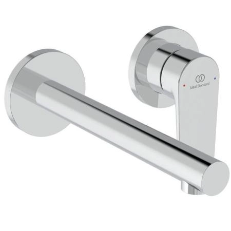 Ideal Standard Ceralife O Смеситель для раковины, настенный, излив: 18см., без донного клапана, для монтажа с A1313NU цвет: хром