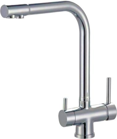 Смеситель для кухни ZORG Sanitary (ZR 348 YF SATIN) хром