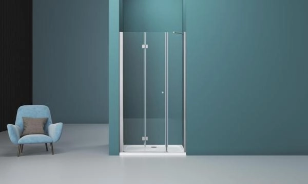 Душевая дверь BelBagno ALBANO 160 прозрачное стекло 6 мм профиль хром ALBANO-BS-13-60+100-C-Cr