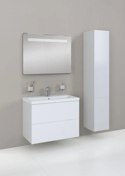 Шкаф колонна Am.Pm Gem M90CHR0306WG 35 см подвесной,цвет белый глянец,правый