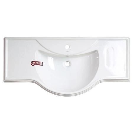 Тумба под раковину ASB-Woodline Салерно 105 патина серебро