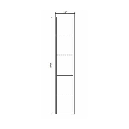 Шкаф-колонна Comforty Тромсе-35 Дуб 00004151266 Сонома