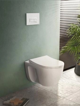 Подвесной унитаз VitrA S40 7759B003-0075 безободковый SmoothFlush