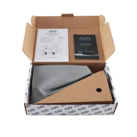 Смеситель Gid Victoria L120-BM-K для раковины Черный матовый