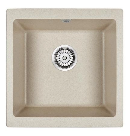Мойка для кухни Paulmark BRILON, PM104546-BE, бежевый, 445х460, подст. мон. Paulmark