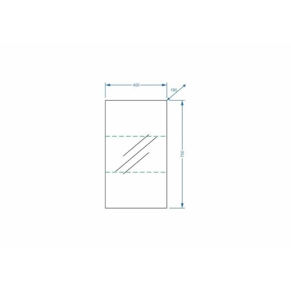 Зеркало-шкаф Stella Polar Альда 40