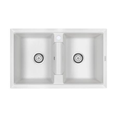 Кухонная мойка Paulmark ZWILLING PM238150-WH белый 810х500 кварцевая