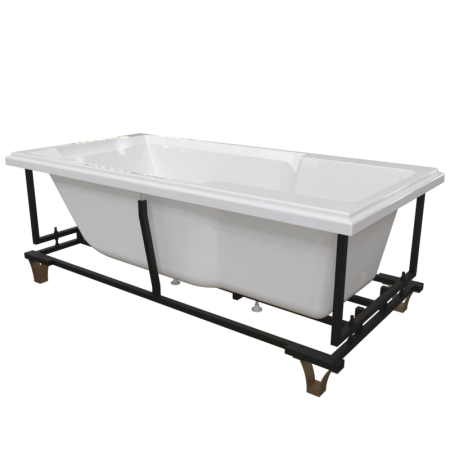 Ванна "РУСИЛЬОН" (чаша, рама-подставка на декоративных ножках, комплект панелей, подголовник, исполнение золото)