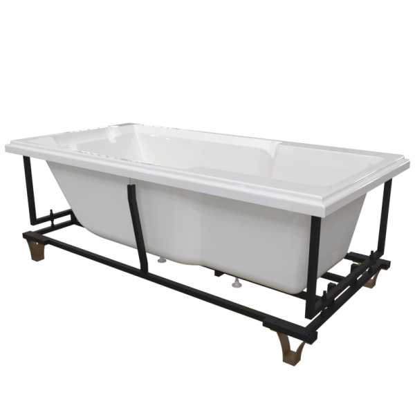 Ванна "РУСИЛЬОН" (чаша, рама-подставка на декоративных ножках, комплект панелей, подголовник, исполнение золото)