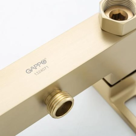 Гигиенический душ GAPPO G2017-3 со смесителем, золотой сатин